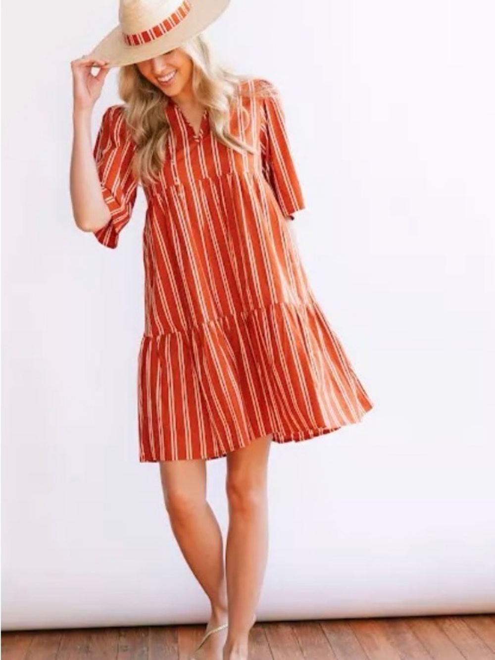 NWT Sunshine Tienda Bondi Tiered Mini Dress